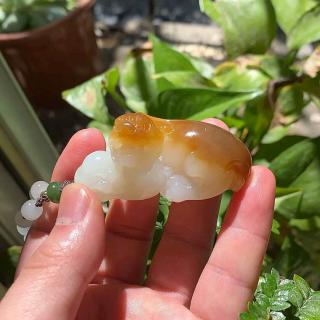和田玉貔貅手把件真的越盘越润!