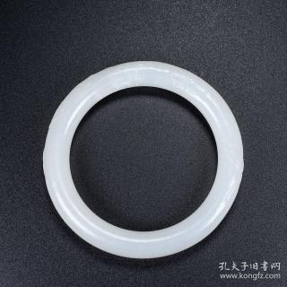 旧藏,回流和田玉手镯,玉质细腻,雕工精细