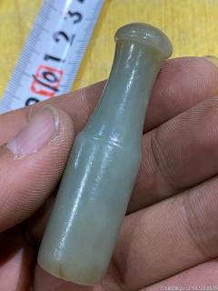 清代和田玉烟嘴一个-烟嘴-7788收藏