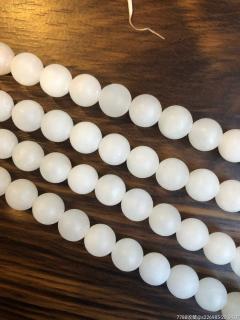 和田白玉108颗佛珠