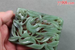 文物商店库存和田碧玉瓦子